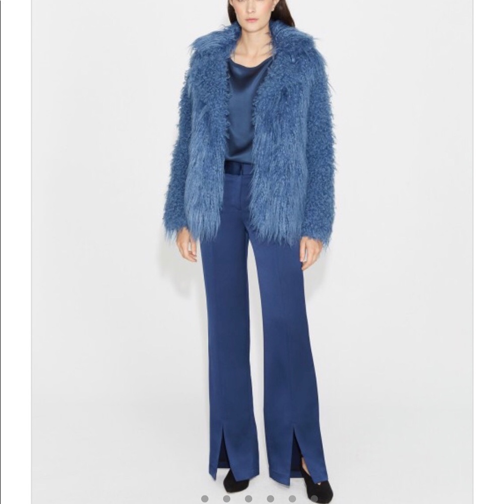 Halston blue pants size 2